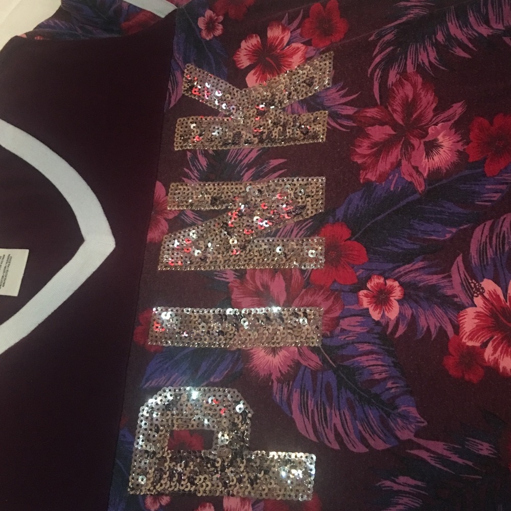 Pink sequence shirt - Picture 3 of 3